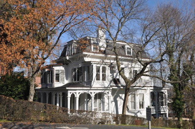 Carson McCullers former home in Nyack, New York. At the advice of  frriendTennessee Williams, she transformed it into apartments for other artists. 
